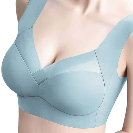 FANGMONE Sports Bras for Women Push up Adhesive Bra 5x Sports Bras for Plus Size Sport Bra High Support Yoga Tops Built in Bra Daily Comfort Wireless Shaper Bra Warehouse Clearance Bargains Sale
