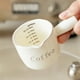 thumbnail image 5 of Taza de leche cerámica con asa - taza medidora graduada de 10 oz para café, té y leche blanca, 5 of 6