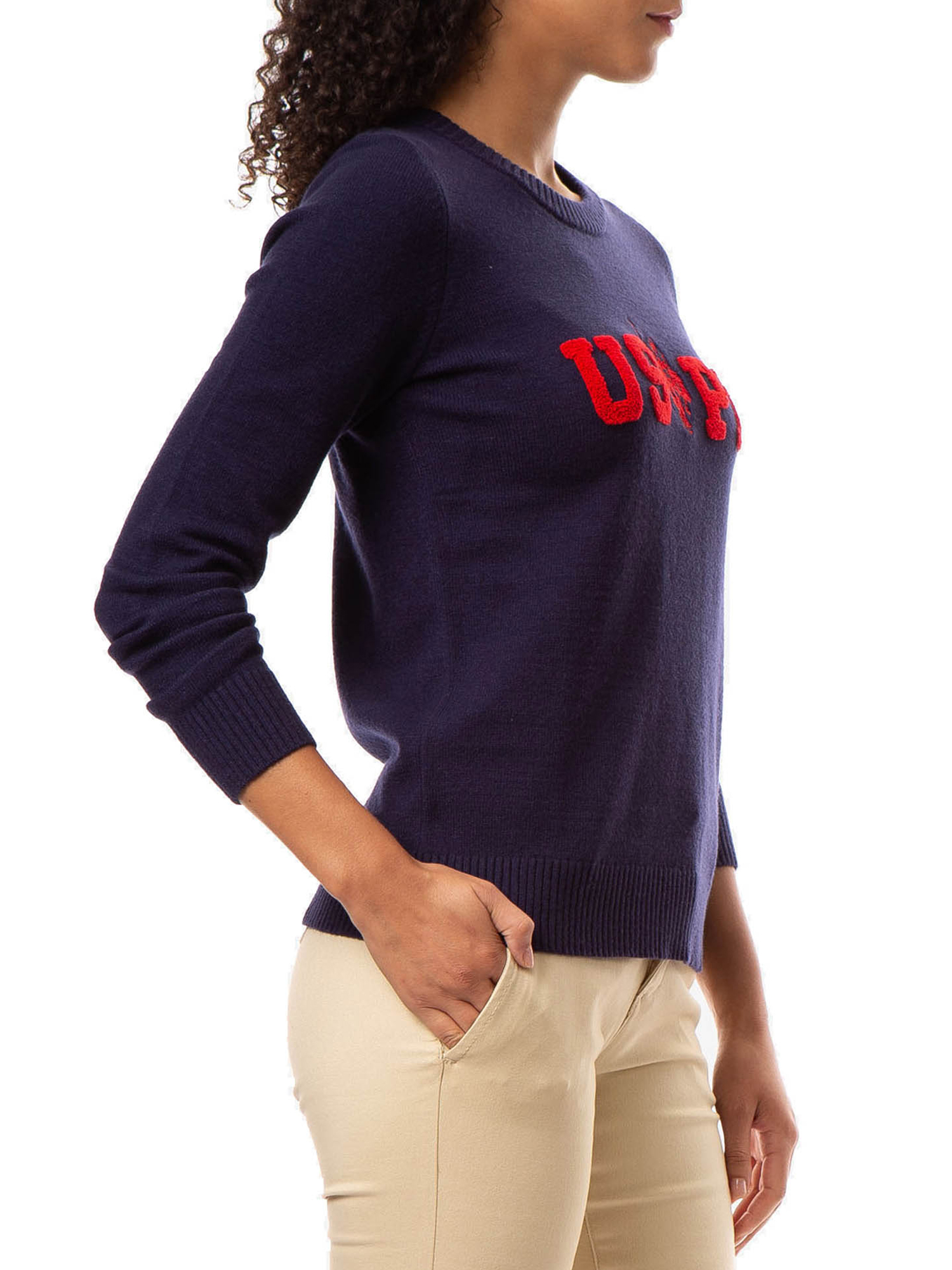 U.S. Polo Assn. Women’s Logo Crewneck Sweater - image 3 of 4