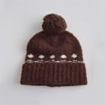 thumbnail image 2 of SGFCWSX Kids Winter Beanie Hat Boys Girls Snow Play Fleece Lined Knit Warmer Caps Coffee Size 0-15 Years, 2 of 3