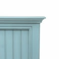 thumbnail image 5 of Sea Wind Florida Monaco Coastal Solid Wood Queen Headboard in Blue, 5 of 6