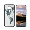 thumbnail image 1 of Compatible with Moto G Play 2021 Phone Case, World-Map-118-jpg-5-0 Case Men Women, Flexible Silicone Shockproof Case for Moto G Play 2021, 1 of 1