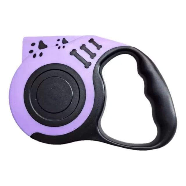 Correa Retractil Perro Mascota 5metros Luz Led Recargable