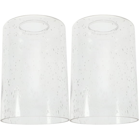 2pcs Lamp Shades Wall Lamp Covers Chandelier Light Glass Lampshade Replacements(e27)