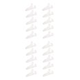 thumbnail image 1 of Maytalsory 10 Pieces Easel Stands Dish Plate Picture _S Frame Holder Photo Rack White L 10 Pcs 2Set, 1 of 6