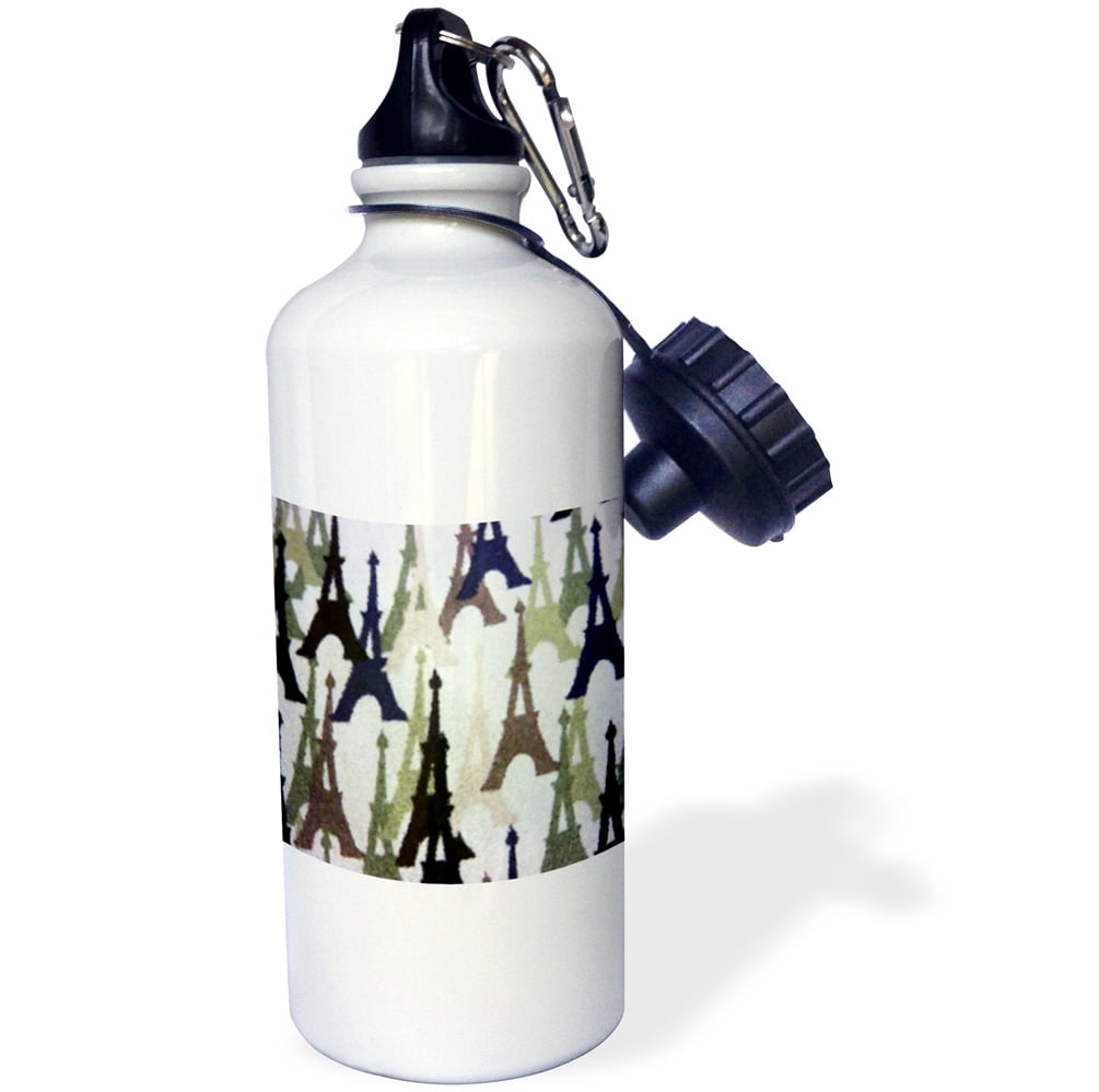 3dRose Paris In Winter, Sports Water Bottle, 21oz by Supplier Generic