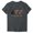 Gray, variant on WREESH Women's Round Neck Summer Fashion T-Shirt Short Sleeve Print Blouse with Graphic Design Olive Green