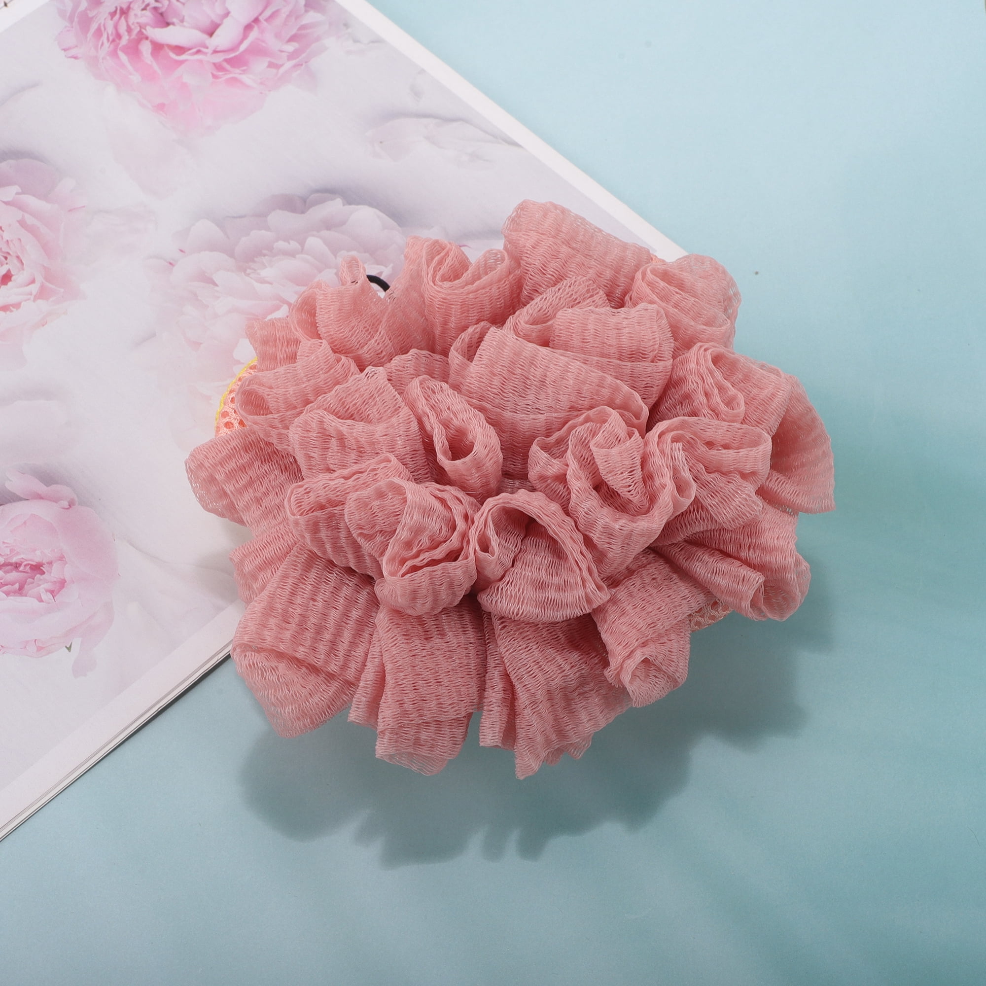Unique Bargains Fashion Cartoon Bath Sponge 1 Pc [5.91"x5.12"]