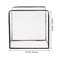 thumbnail image 2 of EXHUMKY Transparent PVC Pressure Cooker Cover Waterproof Protective Kitchen Appliance Guard, 2 of 8