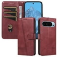 thumbnail image 1 of Phone Case for Google Pixel 9 5G Magnetic PU Leather Card Slots Durable Wallet Cover, 1 of 5