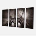 thumbnail image 2 of Pont de Brooklyn à New York, États-Unis - Impression sur Toile Très Grande, 2 of 3