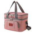 thumbnail image 1 of Thermal Lunchbox Leakproof Cooler Bag, Dual Compartment Lunch tote for Work Camping Trave, 1 of 5