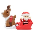 thumbnail image 4 of Replacement Parts for Collectible Fisher-Price Little People Holiday Christmas Santa's Village Playset HGP72 - Replacement Santa's Sleigh, Santa Claus and Reindeer Figures, 4 of 5