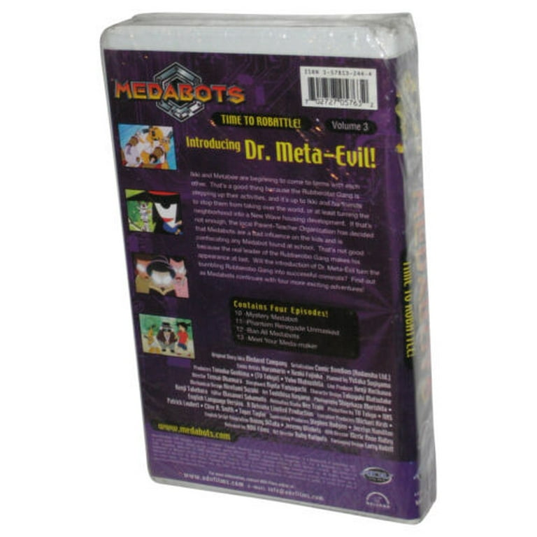 Medabots Time To Robattle Vol. 3 ADV Films (2002) Animated Cartoon