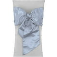 thumbnail image 5 of LA Linen Bridal Satin Chair Bow Sashes (Set of 10), 5 of 7