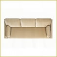 thumbnail image 5 of Knox 84'' Modern Farmhouse Sofa – Fawn Brown Performance Velvet with Luxurious Resilient Seat Feel, 5 of 11