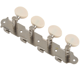 thumbnail image 4 of Machines Tuners Pegs Tuning Key with White Pearl Knobs 4L+4R for Mandolin, 4 of 5