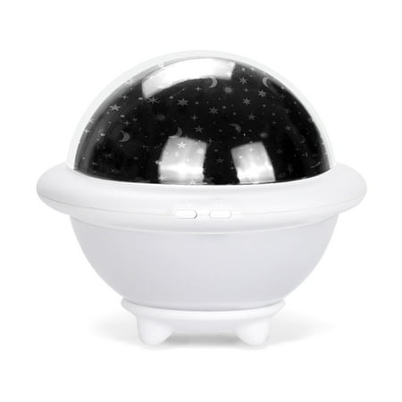 

Star Projector Moon Lamp Starry Night Light LED Star Light USB Bedroom Party Rechargeable Night Light for Child White