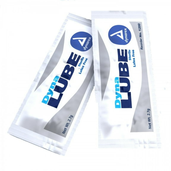 Dynarex DynaLube Lubricating Jelly: 144 Count, 2.7gram