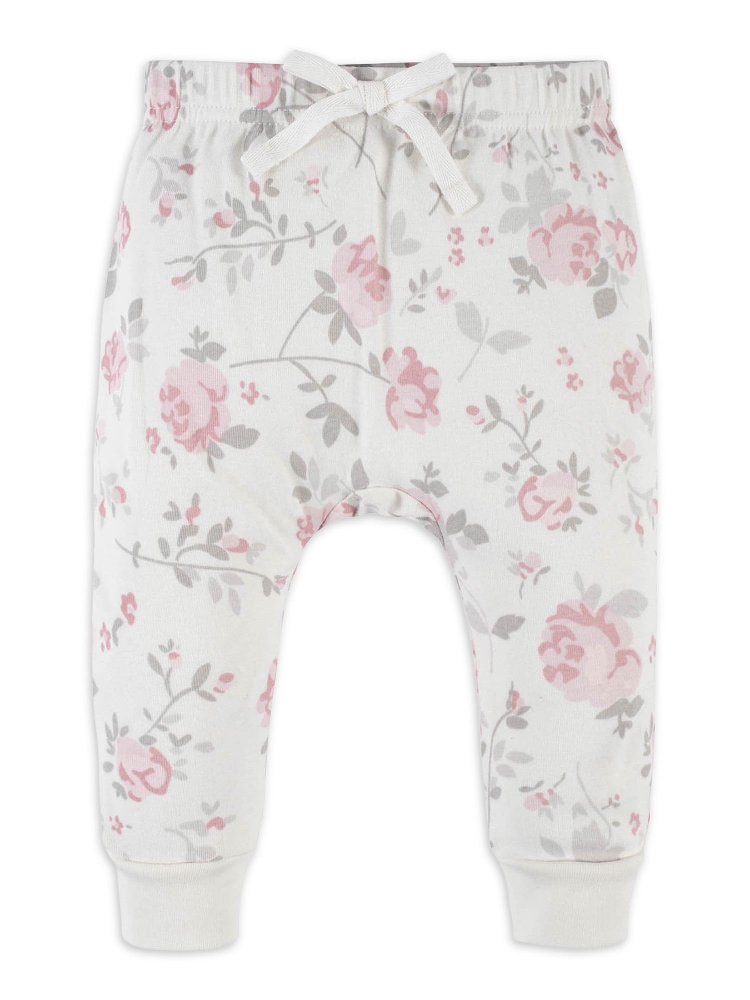 Gerber Modern Moments Baby Girl Floral Pant,(0-12 Months)