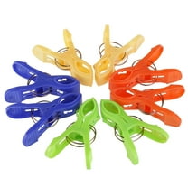 DRAFIDEEP 16Pcs Clamp Tarp Clips Heavy Duty Tent Snaps for Canopy Hanging and Bungee Cord Attachment Assorted Color