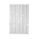 thumbnail image 2 of Cortina de ducha blanca L con peso en la parte inferior impermeable con agujeros libres con ganchos, 2 of 9
