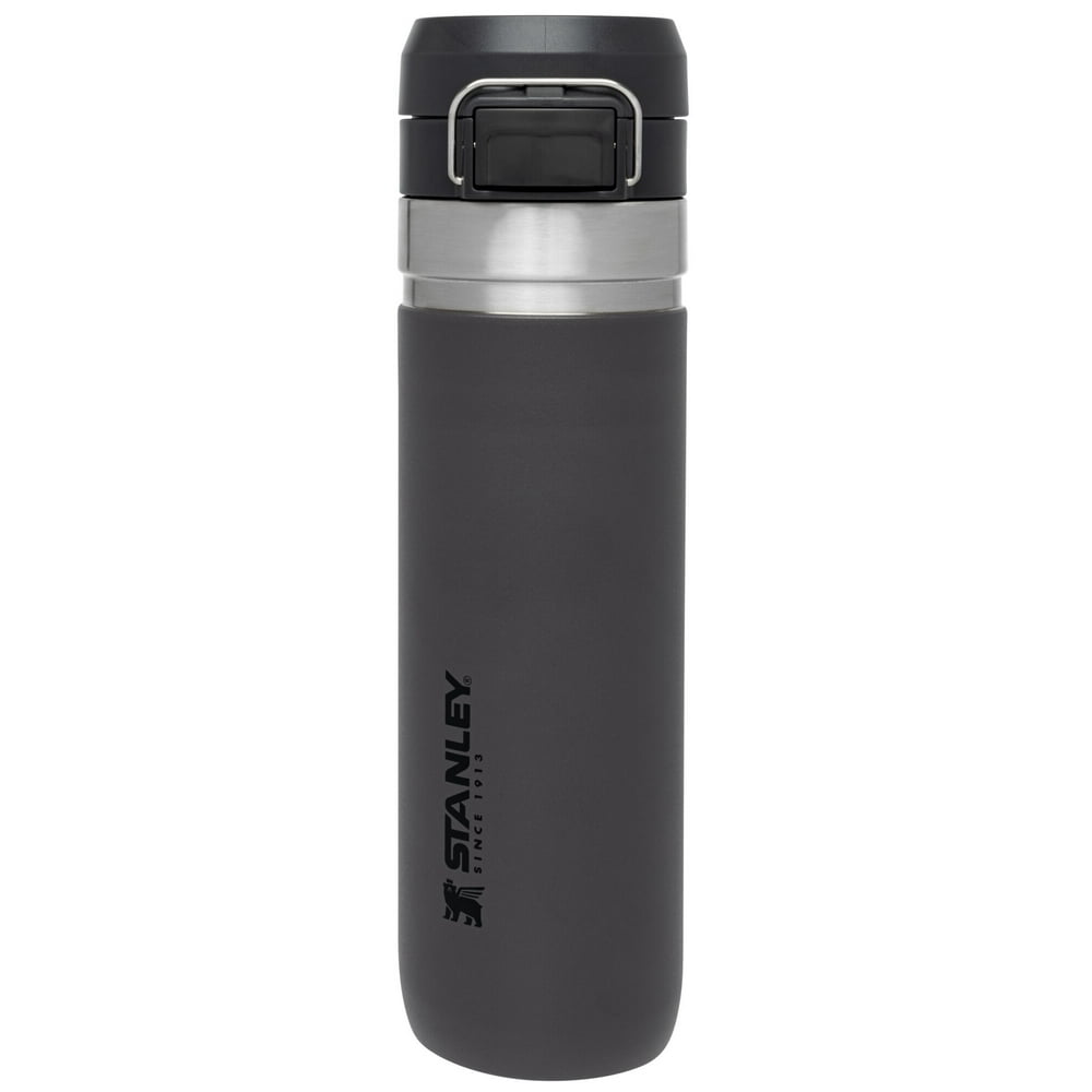 Stanley Quick Flip Go Insulated Water Bottle 24 oz Charcoal Walmart