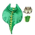 thumbnail image 4 of Disfraz de dragón Zulema Disfraz de dinosaurio de peluche Capa Cosplay Verde, 4 of 8