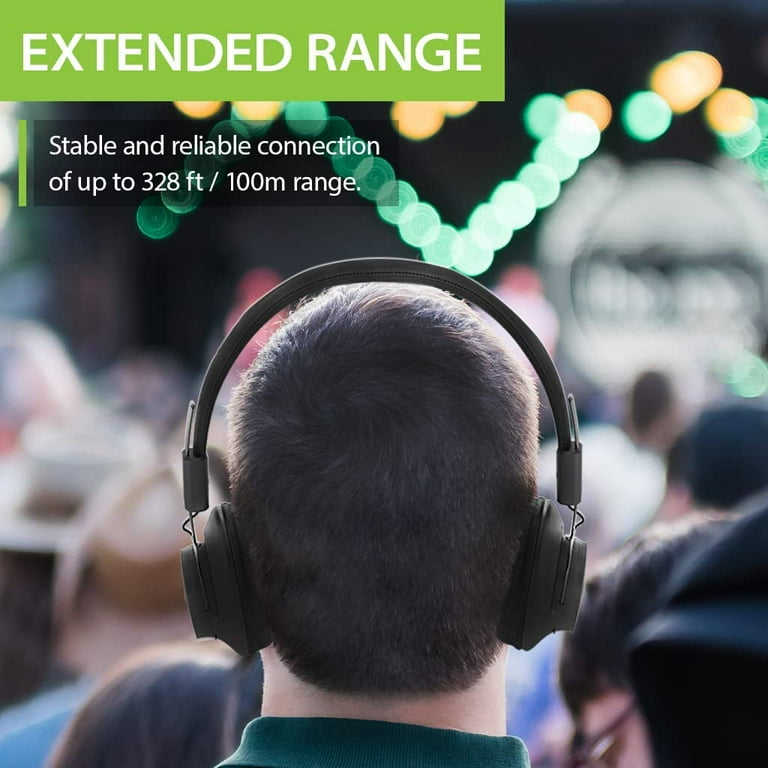 Avantree Quartet Silent Disco Headphones System Multiple Wireless Headphones with One Transmitter 4 Pack Up to 100PCS HD Sound No Lag for TV Watching Outdoor Movie Hearing Assist in Church Walmart