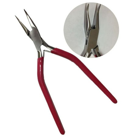 

JEWEL TOOL 6 (15.2 cm) Bent Long Nose Pliers | Heavy Duty and Versatile | Comfort Grip Handles | Ideal for Cutting and Clipping
