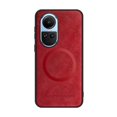 thumbnail image 2 of ELEHOLD PU Leather Case For Samsung Galaxy A05 Slim Magnetic Shockproof Cover, [MagSafe Compatible], [Lens&Screen Protection], Drop protection Case - Winered, 2 of 11
