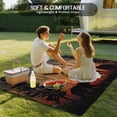 Wildlife Scene Indoor Outdoor Rugs 5x7 Ft, Nature Deer Bear Pine Trees ...