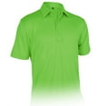 thumbnail image 1 of Monterey Club Men's Spinner Texture Solid Golf Polo Shirt #3609, 1 of 2