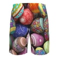 thumbnail image 6 of Naloa Easter Eggs1 Men's Beach Shorts, Surfing shorts, Swim trunks, Quick Dry Swim Trunks for Surfing Beach Fun - Medium, 6 of 9