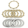thumbnail image 2 of Clutch Kit Iron & Friction Plates for Honda NT NV VRX 400 Steed 400 1983-2002, 2 of 12