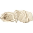 thumbnail image 5 of Sam Edelman Maven Ivory Tubular Vamp Buckle Ankle Straps Flared Heeled Sandals (Ivory, 11), 5 of 6