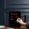thumbnail image 2 of Uber Appliance Uber Chill 2.0 Dry Erase White Board Personal Mini Fridge 4 Liter 6 Can Thermoelectric - (Black), 2 of 20