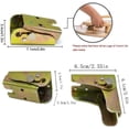 thumbnail image 5 of Soporte de pata de mesa extensible con autobloqueo de acero, accesorios de patas resistentes, soporte plegable con bloqueo forzado activado por resorte para varios muebles, 5 of 5