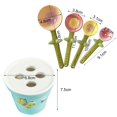 thumbnail image 6 of Dujiujun 1 Set Tea Scoop Scale Marker Wide Application Ceramic Decorative Colorful Measuring Cup Household Supplies, 6 of 8