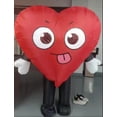 thumbnail image 5 of Disfraz inflable para adulto con diseño de corazón sonriente, 5 of 5