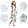 thumbnail image 7 of Colorful Fairy Unicorn Pattern Hooded Bath Towel，50"x30" for Ages 3 To 12 Kids, Quick Dry Lightweight Soft Microfiber Hood Beach Towel Cover Up for Kids, 7 of 7
