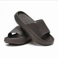 thumbnail image 3 of Cloud Slides for Kids, Toddler Shower Slippers Bathroom Pool Sandals Non-Slip Open Toe Pillow Slippers Super Soft Thick Sole Cozy Boys Girls Home House Cloud Cushion Slide for Indoor Outdoor Shoes, 3 of 7