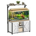 thumbnail image 6 of Uforic 120 Gal Fish Tank Stand w/ Shelf and Cabinet, 1100 Lbs Capacity, Power Outlets, Metal, White, 6 of 8