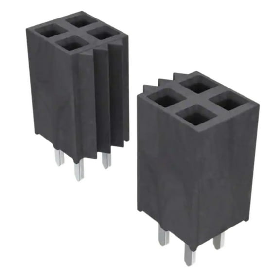 Pack of 4 SSW-114-01-T-D Connector 28 Position Receptacle 0.100 (2.54mm) Through Hole Tin