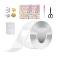 thumbnail image 2 of Blow Bubble Double Sided Tape DIY Crafts Multipurpose Creative Sticky Tape Style B, 2 of 9