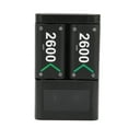 thumbnail image 2 of Paquete de batería recargable para Xbox One 2 baterías de 2600 mAh con estación de carga para Xbox One S para Xbox Series XS, 2 of 15