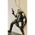 thumbnail image 6 of Mandalorian 4" PVC Keychain Key Dangler Star Wars Figure Figurine Ornament Charm, 6 of 10