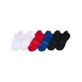 thumbnail image 2 of Hanes Moves Ultimate Boys' Seamless Stretch Heel Shield Socks, 6-Pairs Blue/Black M, 2 of 5