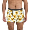 thumbnail image 1 of Fotbe Sunflowers Calzoncillos Tipo Boxer con Bolsa de Soporte Total para Hombre, X-Temp Fresco, Transpirable y de Secado Rápido-Large, 1 of 5