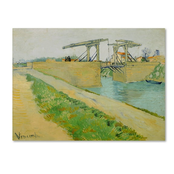 Trademark Fine Art 'The Langlois Bridge' Canvas Art by Van Gogh
